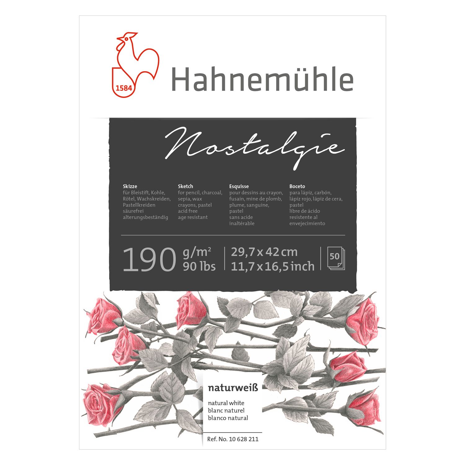 Block Hahnemuhle Nostalgie 190 gr. A3