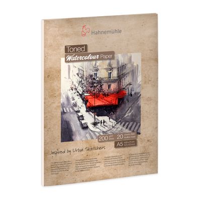 Block Hahnemuhle Toned Watercolour Beige A5 20 Hojas