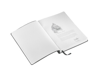Cuaderno Hahnemühle Manuscript Cuero Negro A5