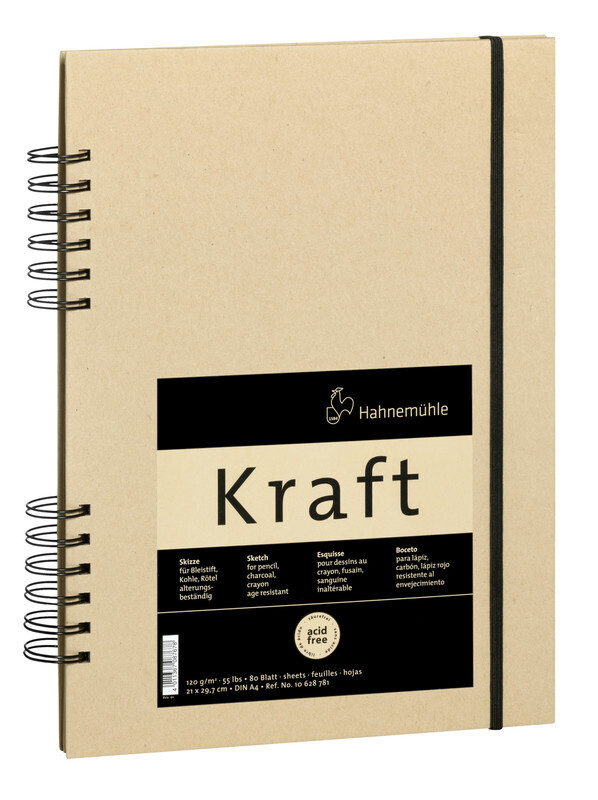 Cuaderno Hahnemühle Sketch Book Kraft 120g A4 80 Hojas
