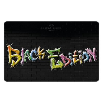 Lapiz Faber Castell Black Edition 36 colores, Caja de Metal