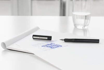 Pluma Fuente Faber Castell School+ Carbon Look