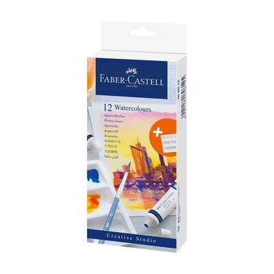 Acuarela Faber-Castell Creative Studio Tubo 12 Colores