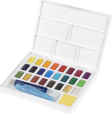 Acuarela Faber-Castell Creative Studio Pastillas de 24 Colores