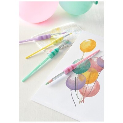 Pincel Faber Castell Soft Touch 4 Puntas Pastel