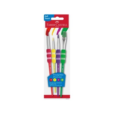 Pincel Faber Castell Soft Touch 4 Puntas