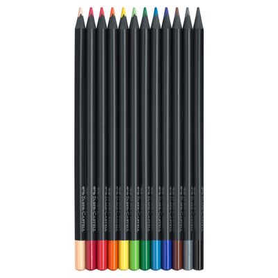 Lapiz Faber Castell Black Edition 12 colores