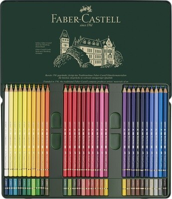 Lapiz Faber Castell Polychromos 60 Colores Caja de Metal
