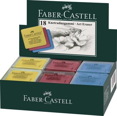 Borrador Maleable Faber Castell 7020  colores surtidos