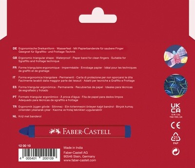 Crayon de Cera Faber Castell 12 Colores Triangular