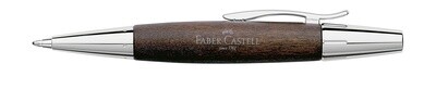 Boligrafo Faber-Castell E-Motion Peral Marron Oscuro Cromo