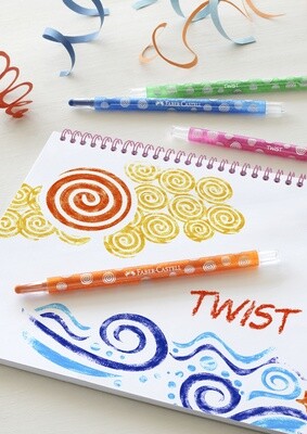 Crayon de cera Faber Castell Twist 12 colores