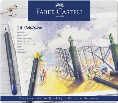 Lapiz Faber Castell Goldfaber 24 colores