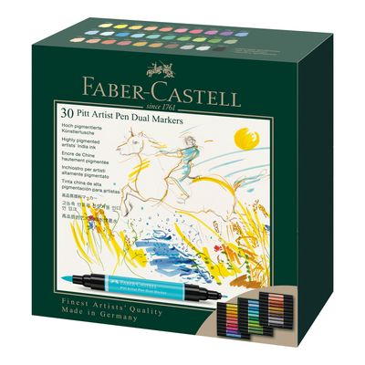 Marcador Faber Castell Pitt Artist Pen Dual 30 colores