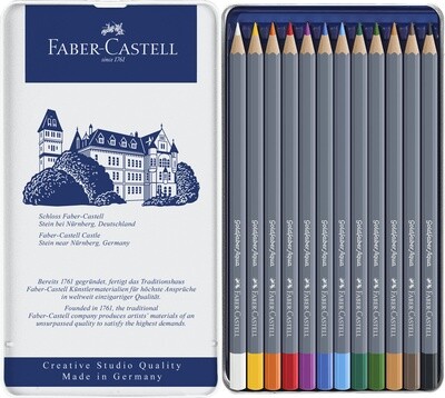 Lapiz Faber Castell Goldfaber Aqua 12 colores