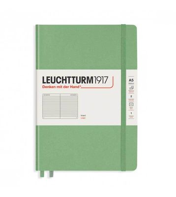 Cuaderno Leuchtturm1917 Medium A5 Sage, Lineas