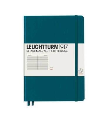 Cuaderno Leuchtturm1917 Medium A5 Pacific Green, Lineas