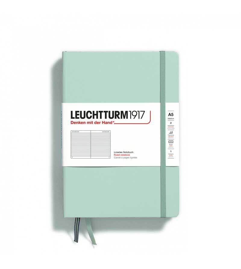 Cuaderno Leuchtturm1917 Medium A5 Mint Green, Lineas