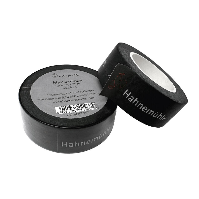 Cinta para enmascarar Hahnemuhle Washi Masking Tape Gris 20mm x 20 mts