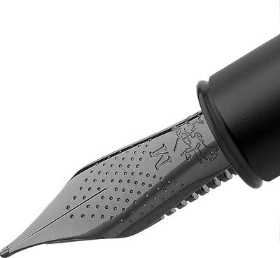 Pluma Fuente Faber-Castell Ambition All Black Punto Mediano