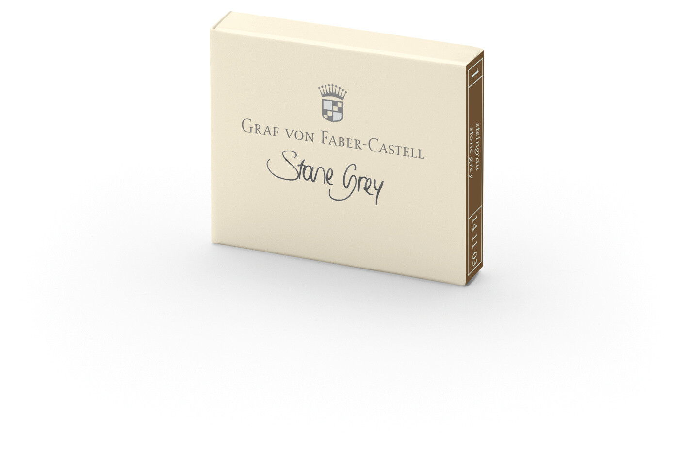 Tinta Graf von Faber-Castell 6 Cartuchos Stone Grey