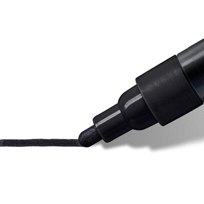Marcador acrilico Staedtler Lumocolor Paint Marker, negro