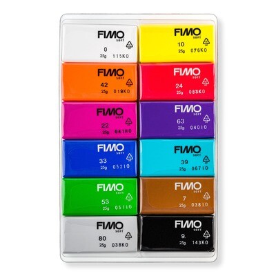 Arcilla polimerica para modelar FIMO Soft, Color Pack Basic