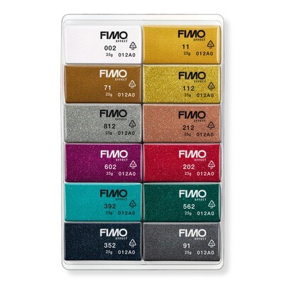 Arcilla polimerica para modelar FIMO Soft, 12 Color Pack Sparkle