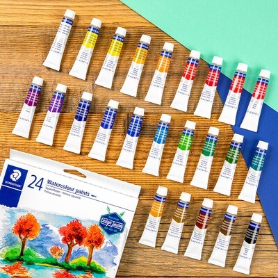 Acuarela Staedtler en tubo, 24 colores