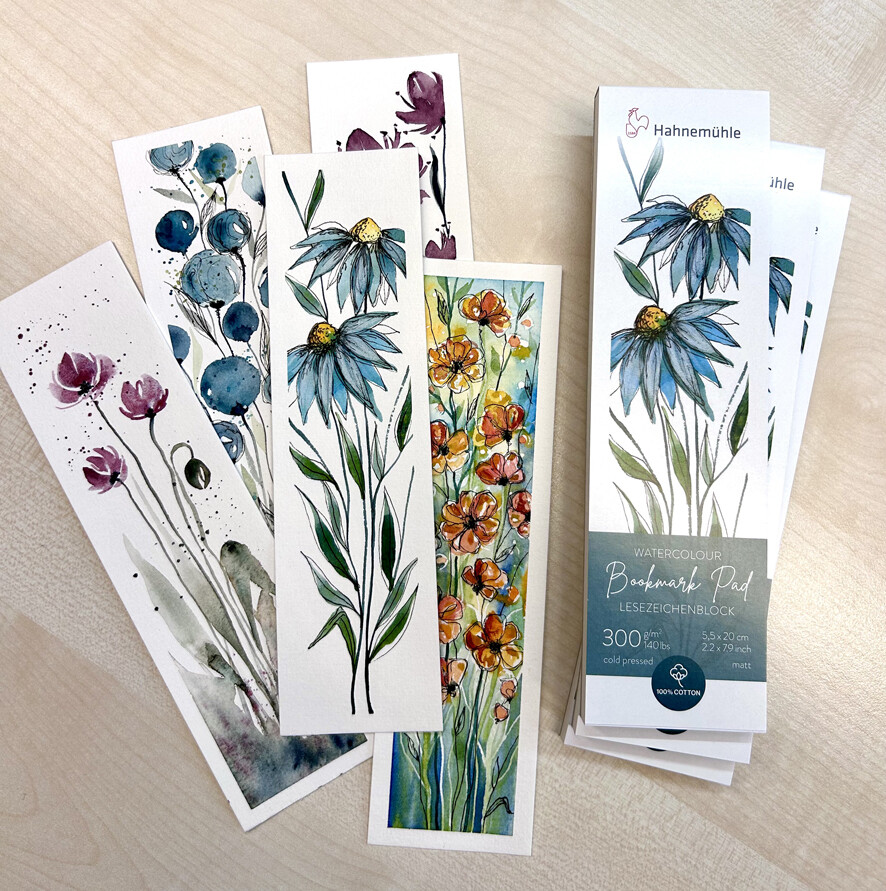 Block Hahnemuhle Expression Bookmark Pad 100% algodon