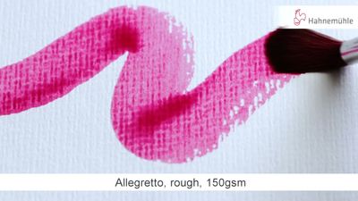 Cartulina Hahnemuhle Allegretto 150 gramos, 50 x 65 cms, 25 pliegos