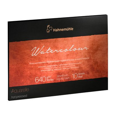 Block Hahnemuhle Collection 640 gr. grano satinado, 30 x 40 cms