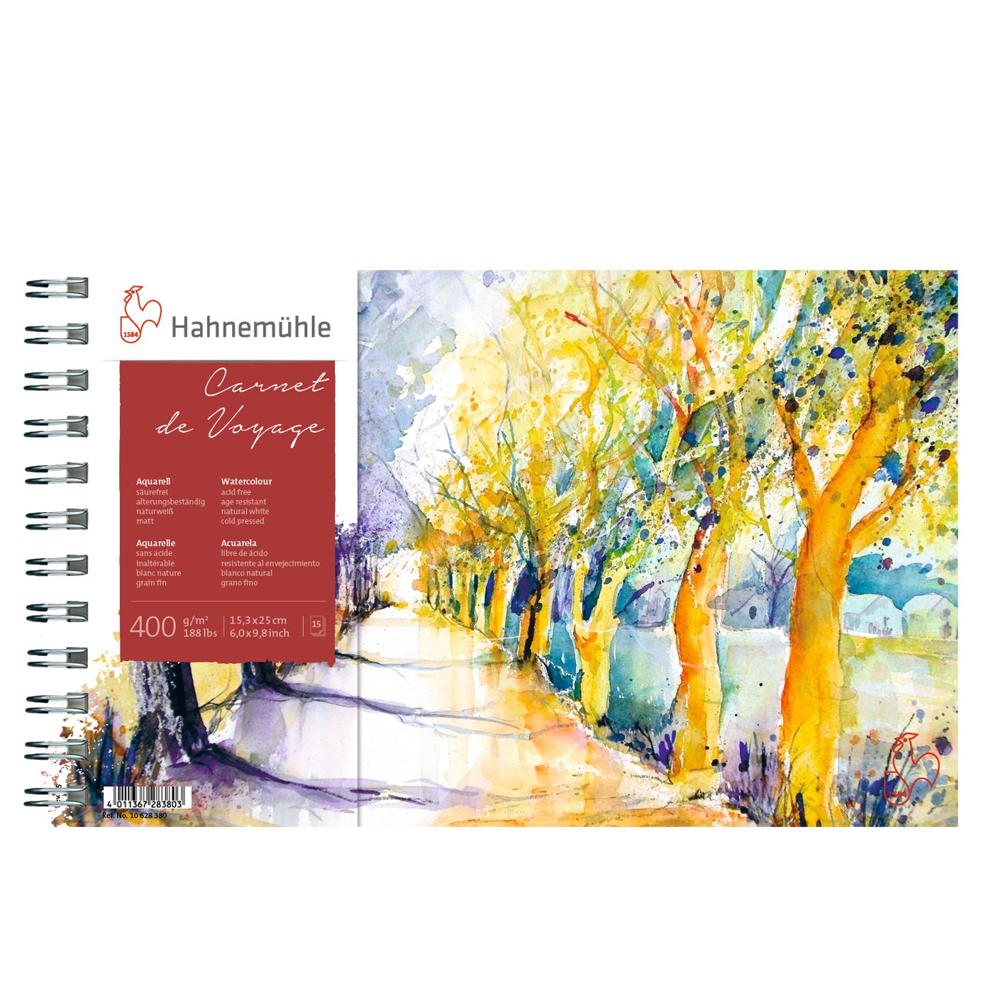 Cuaderno Hahnemühle Carnet de Voyage, 15.3 x 25cms
