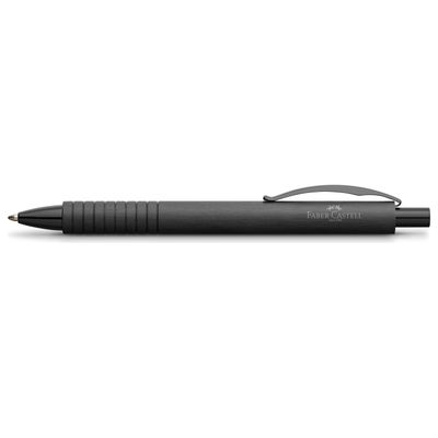 Boligrafo Faber-Castell Essentio Aluminio, color negro