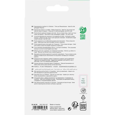 Marcador Faber Castell Textliner 46 Pastel, 6 colores