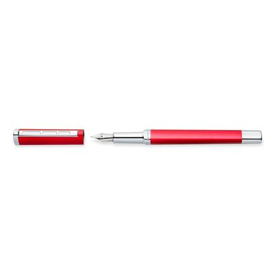 Pluma fuente Staedtler Triplus 474 punto M, color Rojo
