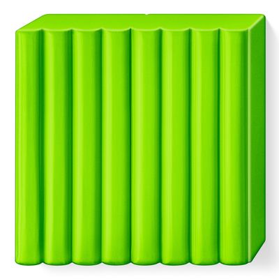 Arcilla polimerica para modelar FIMO Soft, color verde manzana