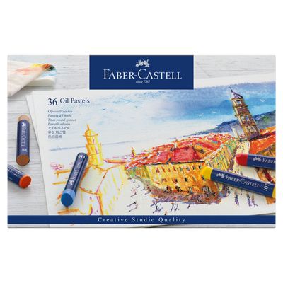 Crayon Pastel Oleo Faber Castell, 36 colores