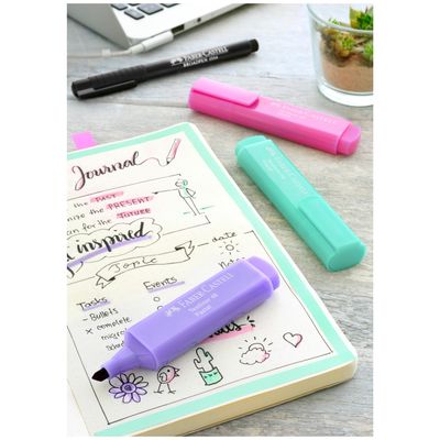 Marcador Faber Castell Textliner 46 Pastel, 8 colores
