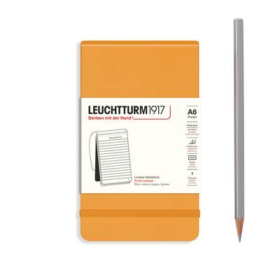 Cuaderno Leuchtturm1917 Reporter A6, color Rising Sun, rayado