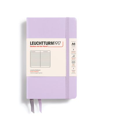 Cuaderno Leuchtturm1917 Pocket A6, Lilac, Lineas