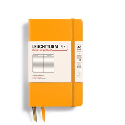 Cuaderno Leuchtturm1917 Pocket A6, Rising Sun, Líneas