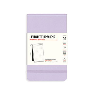 Cuaderno Leuchtturm1917 Reporter A6, color Lilac, puntos