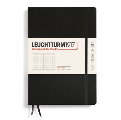 Cuaderno Leuchtturm1917 Composition B5 Tapa Dura, Negro, puntos