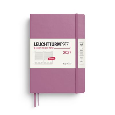 Agenda 2027 Leuchtturm1917  Daily Planner, Dusty Rose