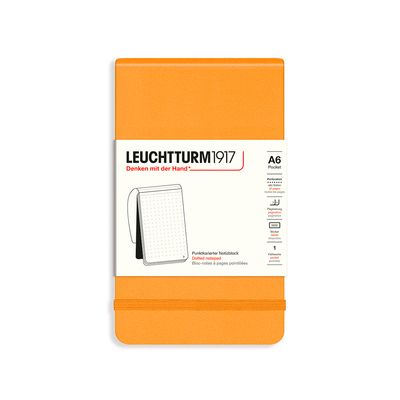 Cuaderno Leuchtturm1917 Reporter A6, color Rising Sun, puntos