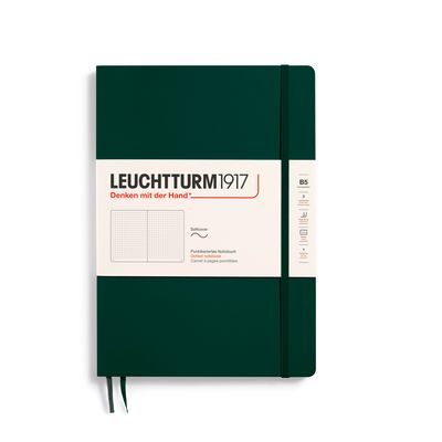 Cuaderno Leuchtturm1917 Composition B5 Tapa Suave, Forest Green, Puntos