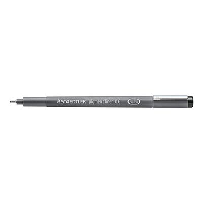 Rotulador Staedtler Pigment Liner 0.6mm, Negro