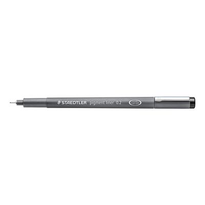 Rotulador Staedtler Pigment Liner 0.2mm, Negro