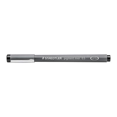 Rotulador Staedtler Pigment Liner 0.5mm, Negro